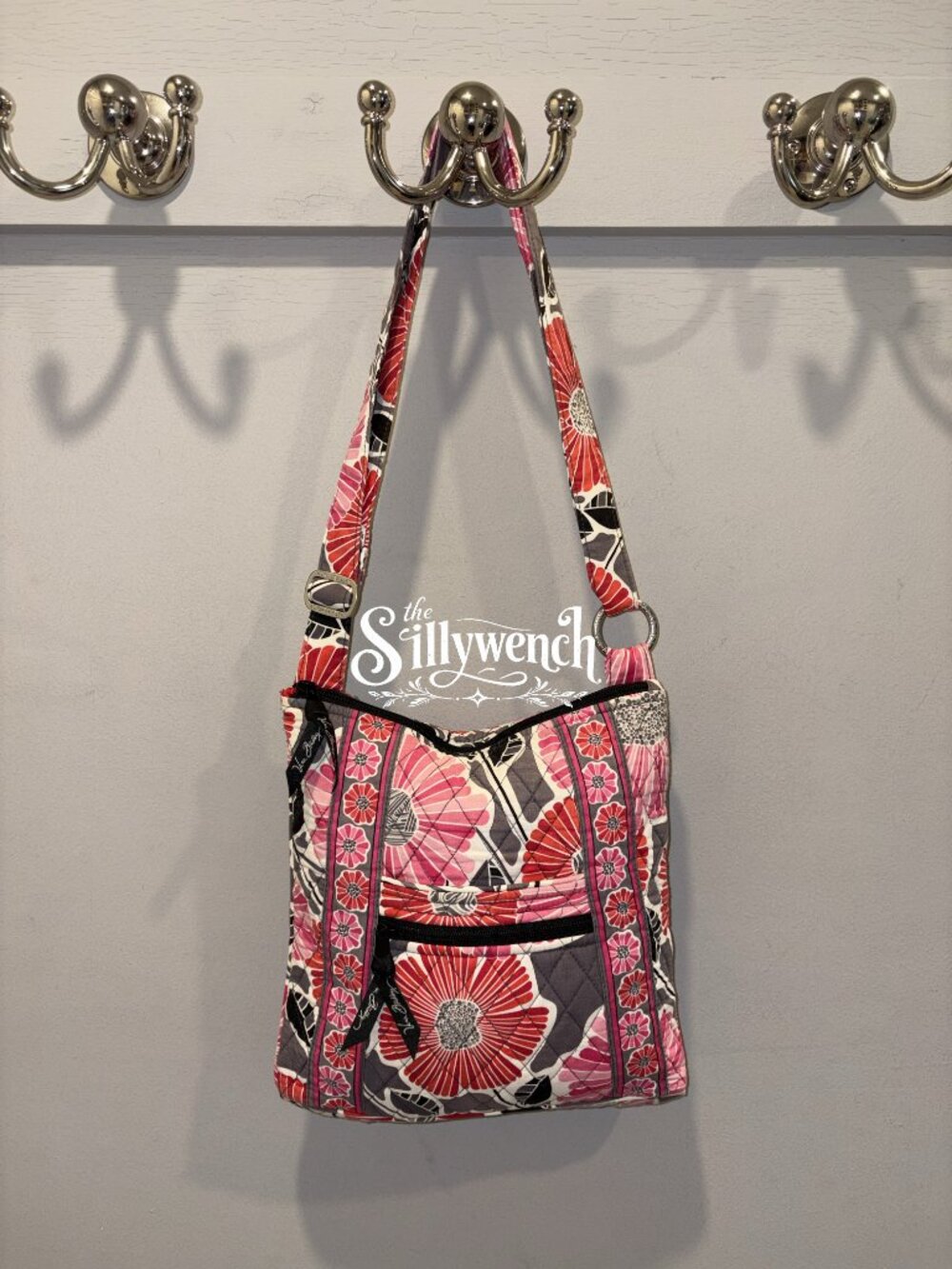 Vera Bradley Cheery Blossoms Hipster Crossbody Bag